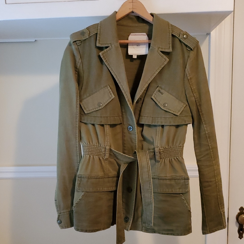 Anthropologie Hei Hei Olive Green Utility Jacket (Like New!)